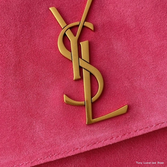 Tony Luxuries SMOOTH YSL REVERSIBLE MEDIUM KATE IN LEATHER SUEDE AND 0709